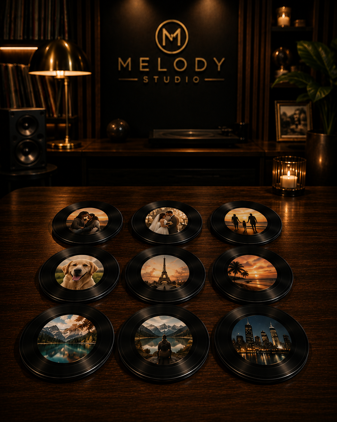 Melody Studio™ Personalized Disc Set (9 Pieces) – Display Not Included