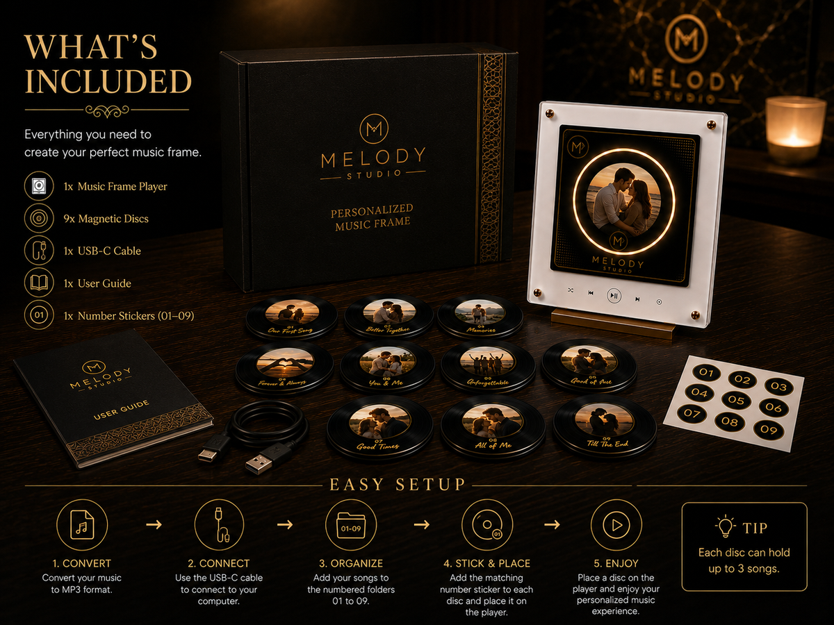 Melody Studio™ Personalized Music Frame
